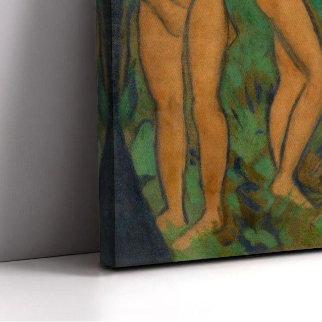 Canvas print Three women, O. Mueller