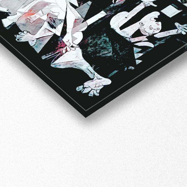 Πίνακας ζωγραφικής Guernica coloured reart (original Picasso P.)