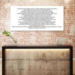 Canvas print Oath of Hippocrates, ancient Greek, panoramic