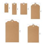 Καρτελάκια kraft, κοπτικό σχήμα