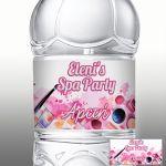 Sticker label Spa Party