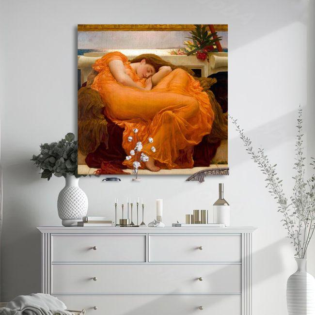Canvas print Flaming June, Leighton F.