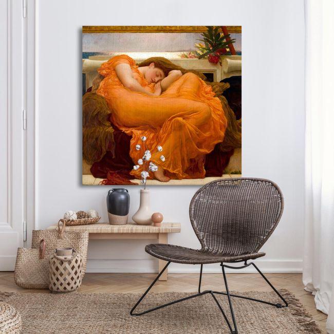 Πίνακας ζωγραφικής Flaming June, Leighton Frederic