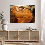 Πίνακας ζωγραφικής Flaming June (detail), Leighton Frederic