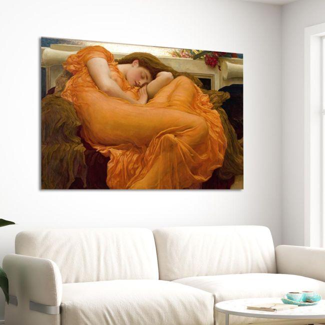 Πίνακας ζωγραφικής Flaming June (detail), Leighton Frederic