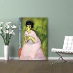 Πίνακας ζωγραφικής The woman in pink, Dufy R.