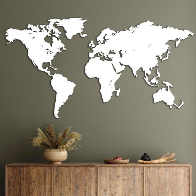 World map 3d design plexiglas world map