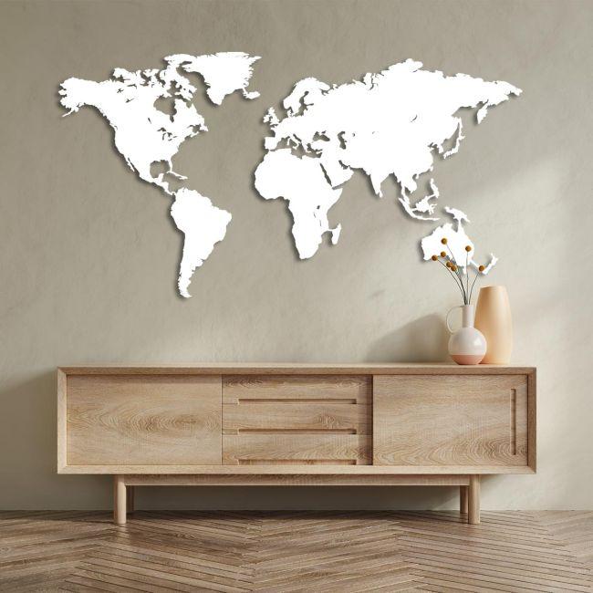 World map 3d design plexiglas world map