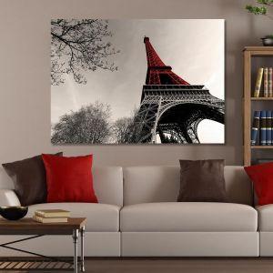 Πίνακας σε καμβά Παρίσι, Red Eiffel tower