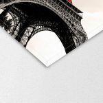 Canvas print Paris, Red Eiffel tower