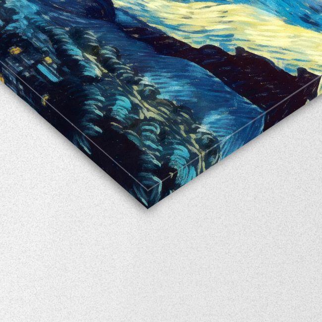 Canvas print Astarry nightmare reart, (original Vincent van Gogh)