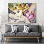 Canvas print Fairy woman