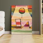 Canvas print Der ballon im fenster, Klee P