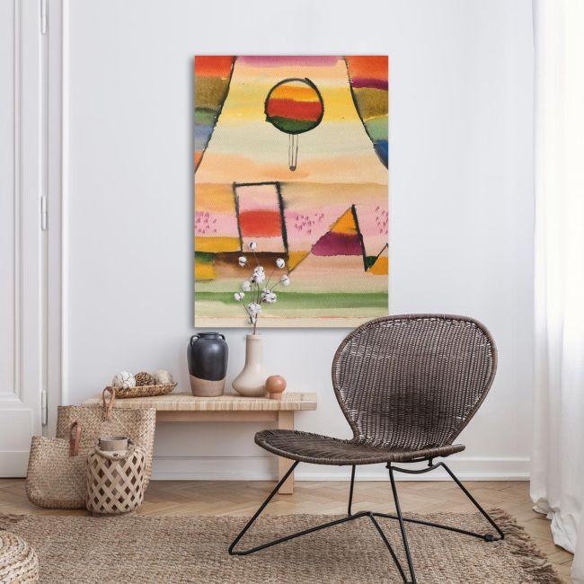 Canvas print Der ballon im fenster, Klee P