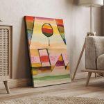 Canvas print Der ballon im fenster, Klee P