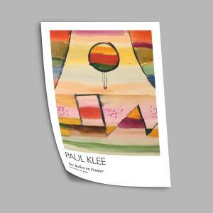 Αφίσα Έκθεσης Klee Paul Der ballon im fenster, αφίσα, κάδρο 2