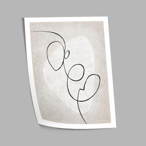 Abstract female form, αφίσα, κάδρο 2