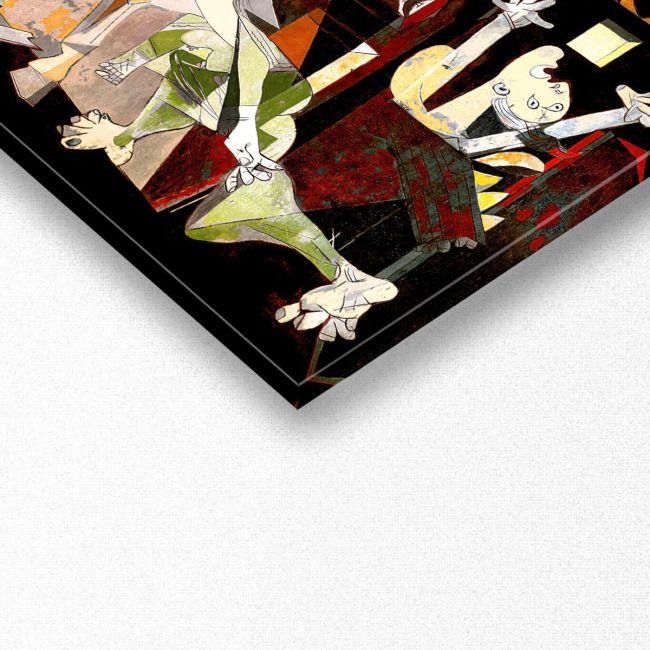 Canvas print Guernica coloured I reart (original Picasso P.)
