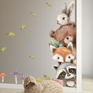 Wall stickers Peekaboo, Bear