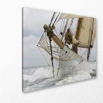 Canvas print Breaking the waves