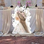 Cute Fairy Princess with flower crown, figure printed