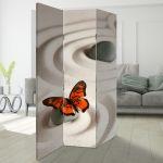 Παραβάν Zen rocks with butterfly