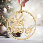 Wooden tagBest teacher