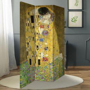Room divider The kiss, G. Klimt