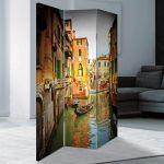Room divider Venice gondolas