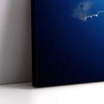 Πίνακας σε καμβά Σελήνη, Moon behind clouds