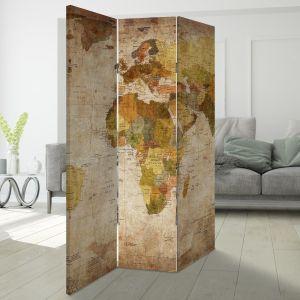 Room divider World map vintage 2