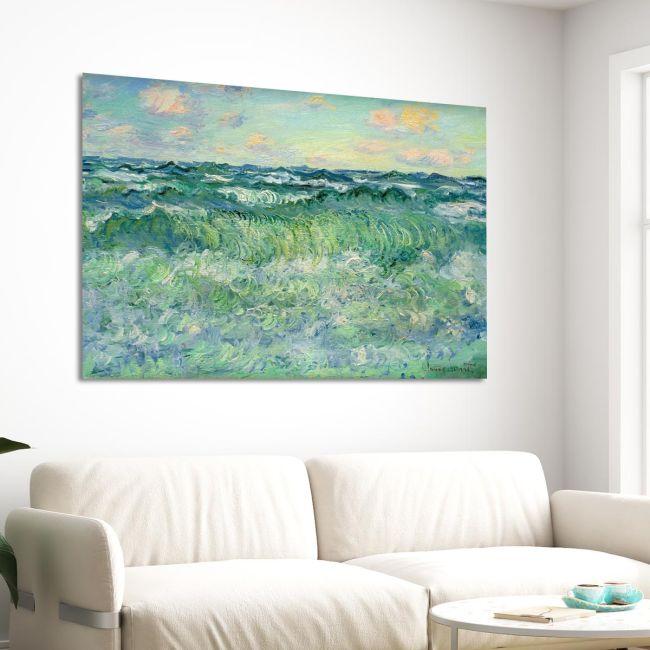 Canvas print Marine Pourville, Monet C.