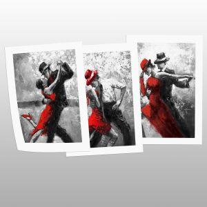 Dance and Love, αφίσα, κάδρο τρίπτυχο 2