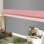 Μπορντούρα αυτοκόλλητο τοίχου, Πουά και ρίγες girly