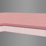 Μπορντούρα αυτοκόλλητο τοίχου, Πουά και ρίγες girly