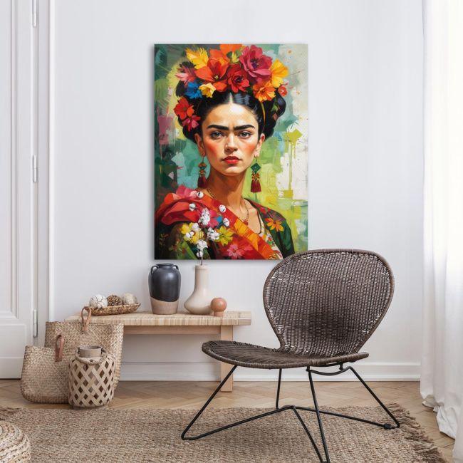 Canvas print An impasto Frida