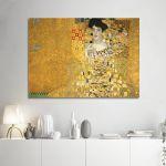 Canvas print Portrait of Adele Bloch-Bauer I, horizontal, Klimt Gustav