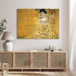 Canvas print Portrait of Adele Bloch-Bauer I, horizontal, Klimt Gustav