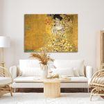 Canvas print Portrait of Adele Bloch-Bauer I, horizontal, Klimt Gustav