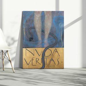 Canvas print Nuda Veritas (detail), Klimt Gustav