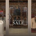 Retail Sales stickers Black and White Minimalist 2