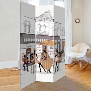 Room divider Old city streets