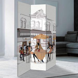 Room divider Old city streets 2