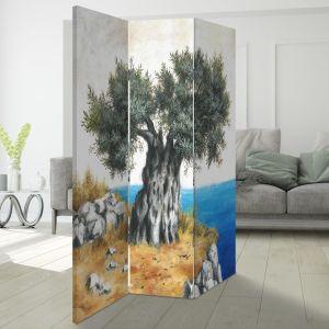Room divider Olive tree at the sea