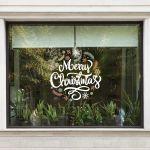 Christmas sticker, Merry Christmas word art 1