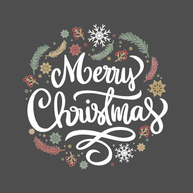ΧριστουγεννιάτικοMerry Christmas word art 1