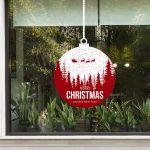 Christmas sticker, Xmas Ball art 1