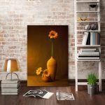 Canvas print Sunflower in vase