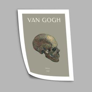 Skull, Van Gogh, poster 2