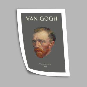 Self portrait, Van Gogh, poster 2
